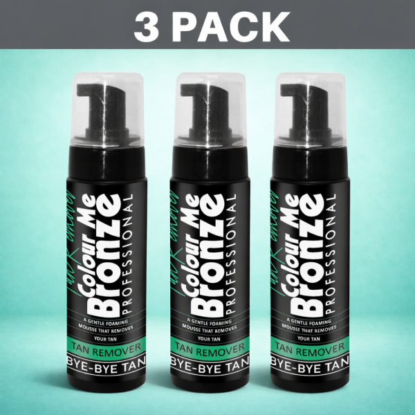 Tan Remover_3 pack_FINAL_with shadow Colour Me Bronze Professional - Tan Remover - 3 pack
