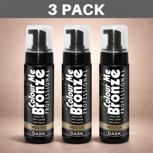 Colour Me Bronze Professional - Self Tanning Mousse - 3 pack