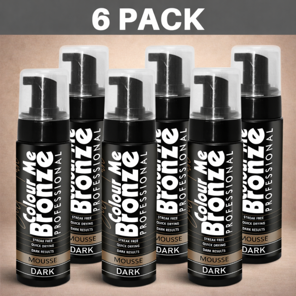 Self Tanning Mousse - 6 pack_FINAL_with shadow2 Colour Me Bronze Professional - Self Tanning Mousse - 6 pack