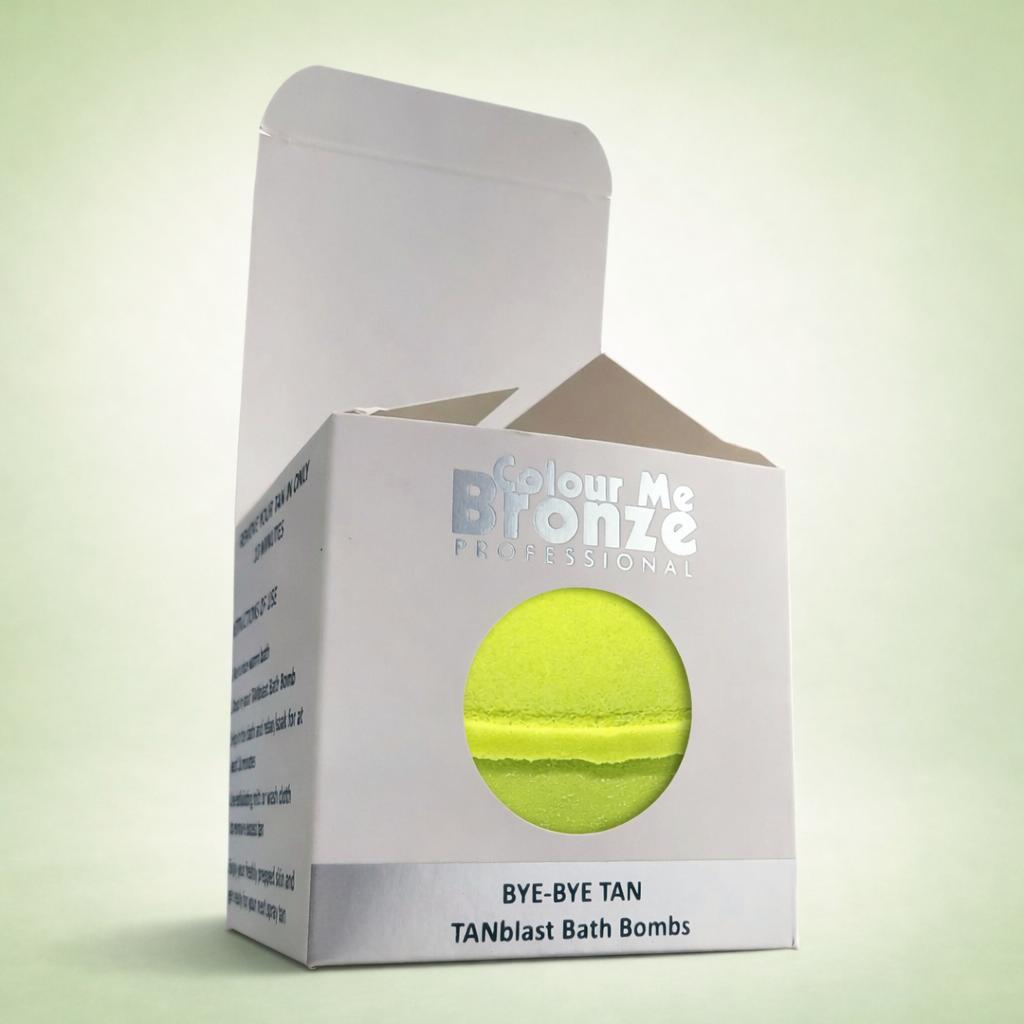 TANblast Bath Bomb - Coconut & Lime_Single Image_FINAL_with shadow Colour Me Bronze Professional - TANblast Bath Bomb - Coconut & Lime